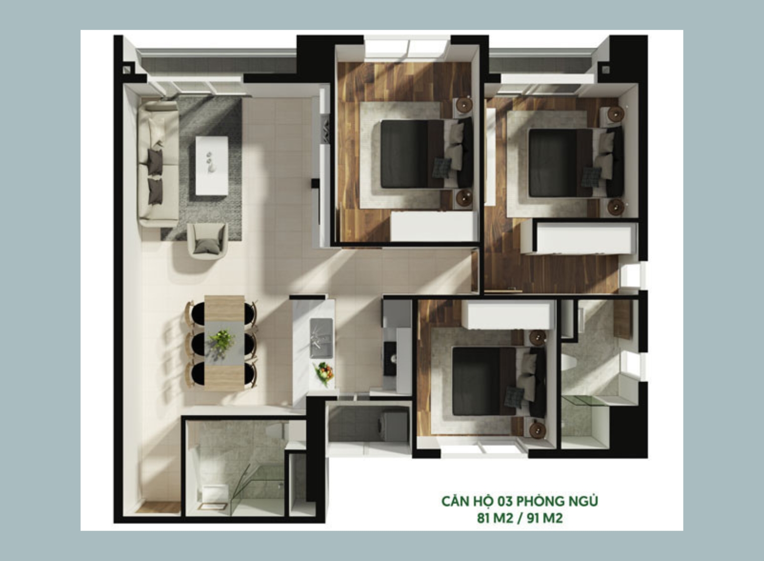 Calla Garden - layout 3pn