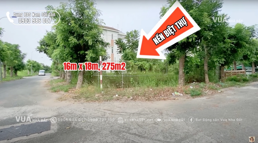 BÁN ĐẤT BIỆT THỰ LÔ GÓC CỰC ĐẸP TẠI KDC 13C