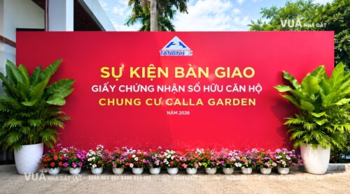 Calla Garden bàn giao sổ hồng
