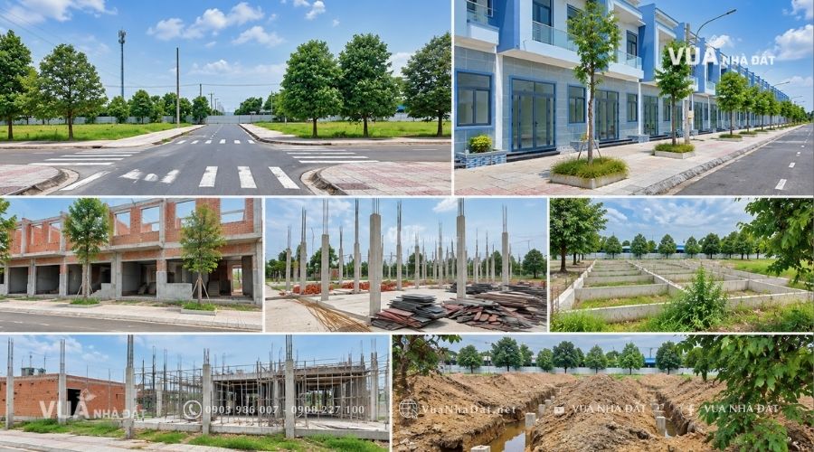 Hạ tầng & Tiến độ thi công NOXH KCN Cầu Tràm